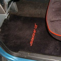 Custom aftermarket floor mats.