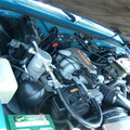 Left side engine bay.