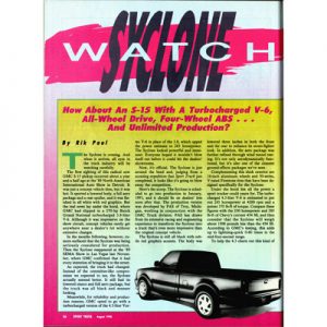 Read more about the article Syclone Watch