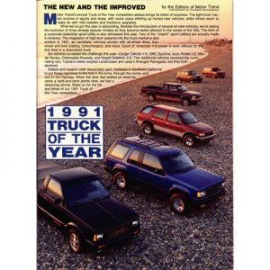 Read more about the article 1991 Truck of the Year