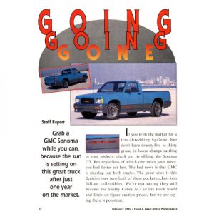 Read more about the article Going Going Gone