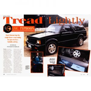 Read more about the article Tread Lightly – GMC Typhoon