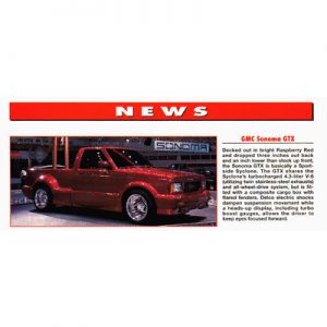 Read more about the article Sonoma GTX